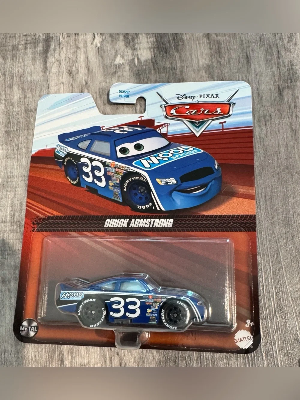 Disney Pixar Cars Chuck Armstrong Metal Mood Springs Diecast Car
